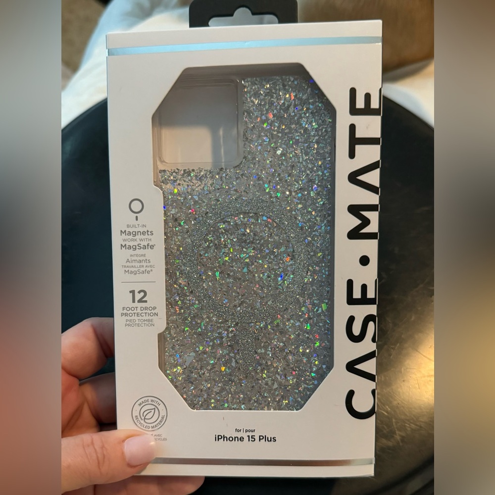 Casemate mag safe glitter case for IPhone 15 plus